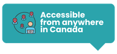 Accessible from anywhere in Canada